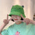 Funny Frog Shape Summer Bucket Hats