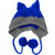 Fuzzy Fox Ears Handmade Knitted Winter Beanie Hats