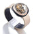 Gemstone Bangle Bracelet With Magnetic Buckle
