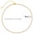 Glam Fashion Rainbow Zircon Embellished Choker Necklaces