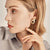 Glamorous Twisted Knot Geometric Drop Earrings