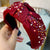 Gleaming Colorful Rhinestone Studded Knotted Summer Headbands