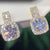 Magnificent Bling-Out Zircon Encrusted Stud Earrings