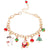 Delightful Christmas-Themed Bead Charm Bracelets