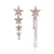 Shimmer and Shine Oversized Rhinestone Dollar Money Sign Drop Earrings