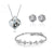 Gorgeous Sterling Silver Cube Jewelry Set