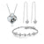 Gorgeous Sterling Silver Cube Jewelry Set