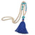 Handmade Long Tassel Beaded Statement Necklaces