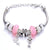 Hearts and Locks Charm Bracelet Collection