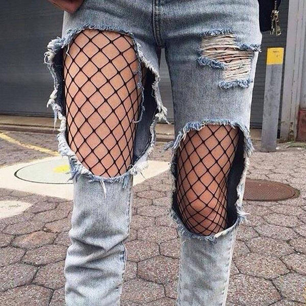 High Waist Fishnet Stockings – Boots N Bags Heaven