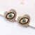 Hippie and Trendy Love Heart Shape Lucky Eye Drop Statement Earrings