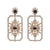 Hippie and Trendy Love Heart Shape Lucky Eye Drop Statement Earrings