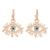 Hippie and Trendy Love Heart Shape Lucky Eye Drop Statement Earrings