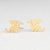 Hypoallergenic Gold Minimalist Cute and Unique Stud Earrings