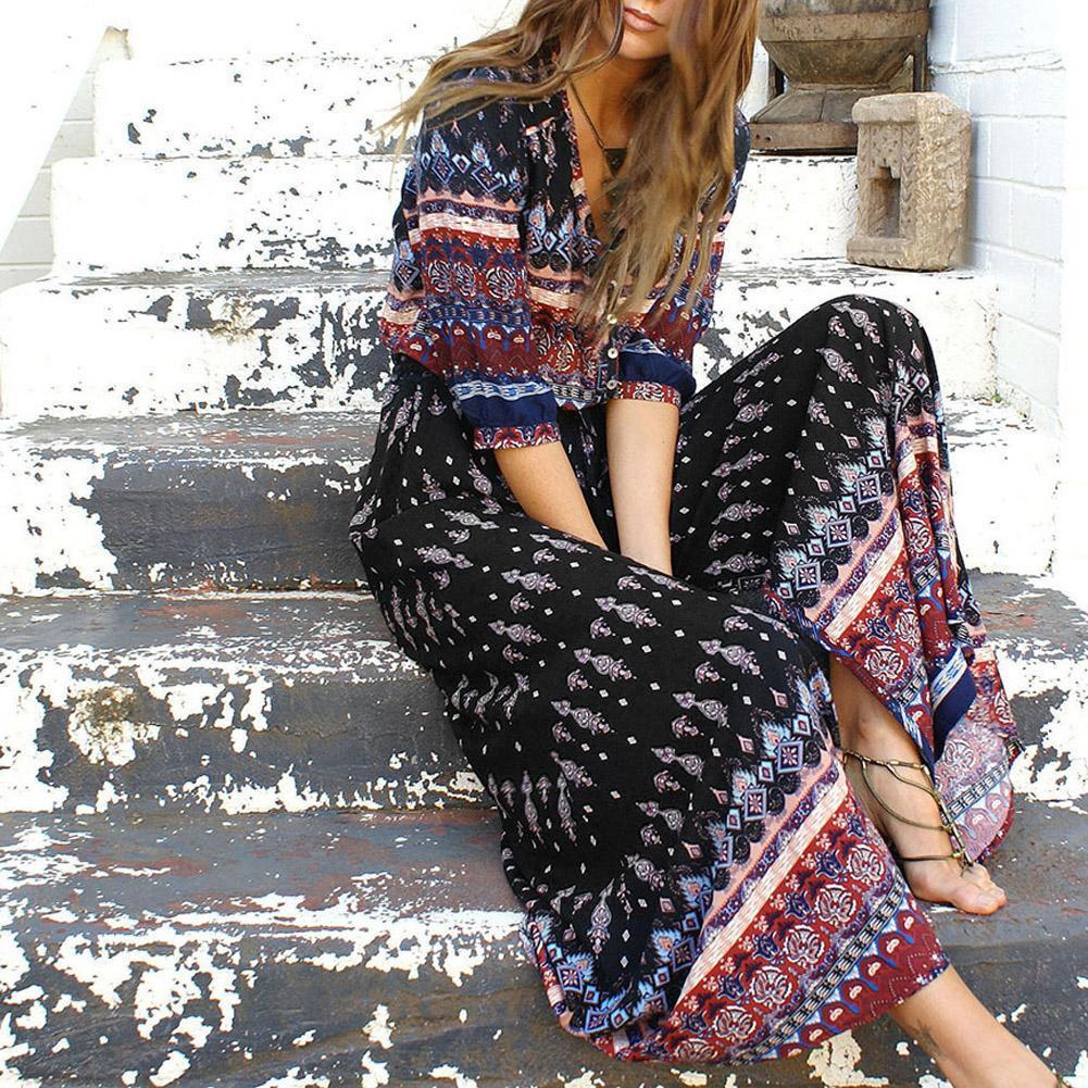 Iris - Bohemian Inspired Summer Long Dress, Black / S Iris - Bohemian Inspired Summer Long Dress, Black / S