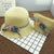 Kids Summer Matching Straw Hat and Wallet