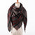 Knitted Style Plaid Triangle Scarf Collection