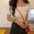 Korean Fashion Knitted Off-Shoulder Crop Top
