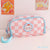 Large-Capacity Checkered Pattern Pencil Case And Cosmetic Bags