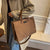 Large-Capacity Vintage Corduroy Shopping Tote Shoulder Bags