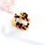 Large Hollow Square Leopard Print Hair Claw Clips