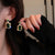Lavish Emerald Inspired Earrings, Necklace, and Rings Fashion Jewelry