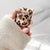 Leopard Pattern with Pearl Keychain Soft Earphone Case For Airpods