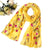 Light and Beautiful Spring Floral Scarf