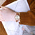 Light and Thin Strap Minimalist Stick Dial Wristwatch for Women