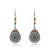 Lively and Cheerful Ethnic Bohemian Flower Dangle Earrings