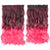 Long and Bouncy Curly Clip-In Ombre Hair Wigs Extension