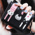 Lovely Hanging Cat Card And Coins Short Wallet