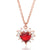 Lovely Heart, Butterfly, and Flower Pendant Necklaces