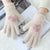 Lovely Thick and Warm Full Finger Winter Touch Screen Plush Gloves