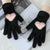 Lovely Thick and Warm Full Finger Winter Touch Screen Plush Gloves