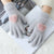 Lovely Thick and Warm Full Finger Winter Touch Screen Plush Gloves