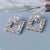 Luminance Rhinestone Statement Pearl Drop Dangle Earrings Collection