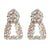 Luminance Rhinestone Statement Pearl Drop Dangle Earrings Collection