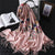 Luxe Flower Embroidery Outdoor Winter Shawl Scarfs