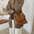 Luxe Soft Vegan Leather Wide Strap Crossbody Shoulder Bags