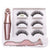 Luxurious 3Pairs 3D Magnetic False Eyelashes with Eyeliner and Tweezer Set