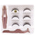 Luxurious 3Pairs 3D Magnetic False Eyelashes with Eyeliner and Tweezer Set