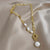 Luxurious Multi-Style Pearl Accented Chain with Heart Pendant Necklaces