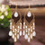 Luxurious Multicolor Crystal Beads Long Tassel Drop Earrings
