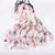 Luxurious Pure Silk Vibrant Floral Long Scarves