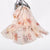 Luxurious Pure Silk Vibrant Floral Long Scarves
