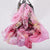 Luxurious Pure Silk Vibrant Floral Long Scarves