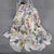 Luxurious Pure Silk Vibrant Floral Long Scarves
