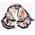 Luxurious Pure Silk Vibrant Floral Long Scarves