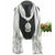 Luxurious Summer Chiffon Scarf With Water Drop Pendant And Tassels